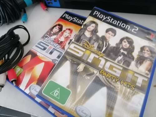 *MONTH END MAGIC*COMBO DEAL*2 X SONY PLAYSTATION 2 CONSOLS WITH REMOTE/CONTROL/GAMES/MICS ETC**