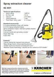 *DEMO KARCHER SPRAY EXTRACTION CLEANER SE 4001 DEEP CLEAN MACHINE*LIKE NEW*R5000 RETAIL**