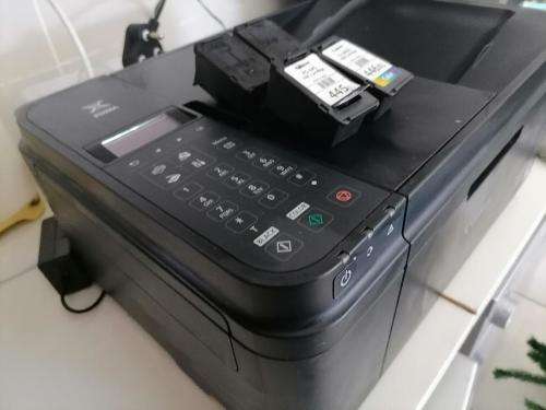 *YEAR END CLEARANCE**CANON WIFI MULTIFUNCTION MX494 PRINTER WITH SPARE CARTRIDGES, DISK AND CABLE**