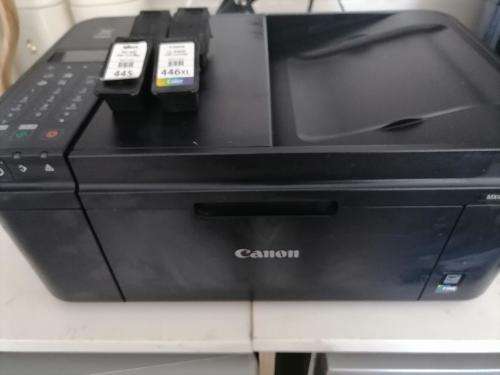 *YEAR END CLEARANCE**CANON WIFI MULTIFUNCTION MX494 PRINTER WITH SPARE CARTRIDGES, DISK AND CABLE**