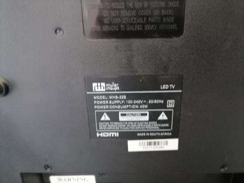 ***MULLER & HAUPT 32 INCH HD Ready LED FLAT SCREEN  TV MHS-32B**WORKING 100%***