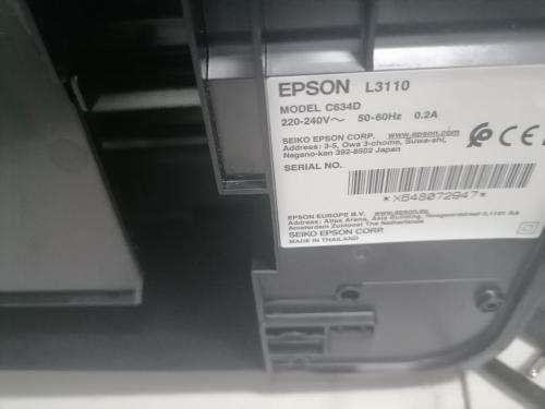 *BELLCO BARGAINS*EPSON L3110 COLOR 3 IN 1 INKTANK PRINTER*ERROR LIGHTS SHOWING*OVER R4000 NEW**