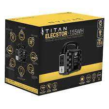 *MONTH END DEALS*BRAND NEW TITAN ELECSTOR-155WH  PORTABLE POWER STATION*R3500 IN STORE**