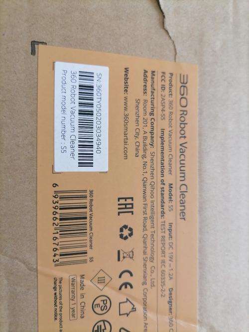 *STARTING @R1* NEW 360 S5 ROBOT WIFI VACUUM IN BOX WITH CHARGING DOC*OVER R5000 ON BOBSHOP**