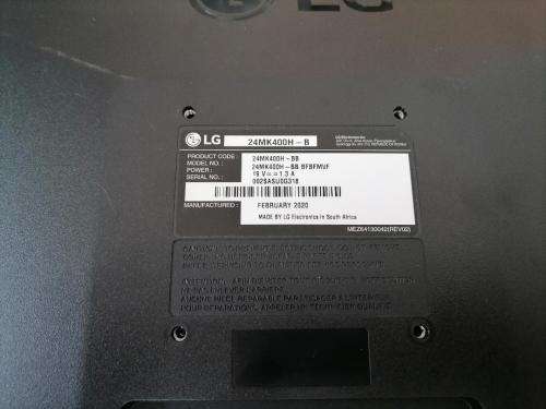 *WOW R30 FREIGHT***LG 24MK400 24 INCH FHD LED SCREEN****LINES ON SCREEN*****