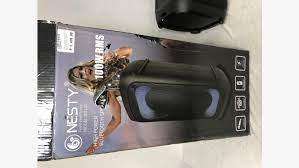 *TOP QUALITY SPEAKER*R30 FREIGHT*BRAND NEW NESTY FEELS LIKE FLYING 100W BT SPEAKER BOX*R2500 RETAIL*