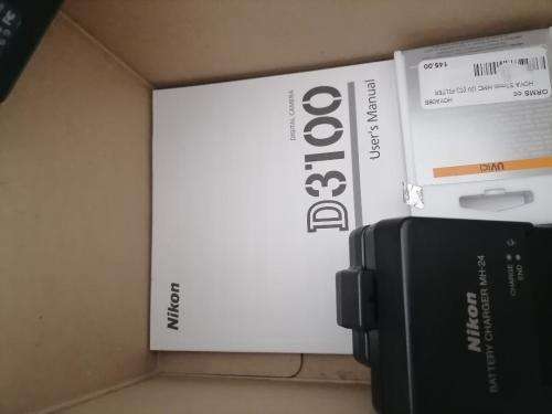 *LIKE NEW NIKON D3100 DSLR CAMERA WITH LENSE,CHARGER,MANUAL,8GB CARD,ORIGINAL BOX ETC*OVER R10 000**
