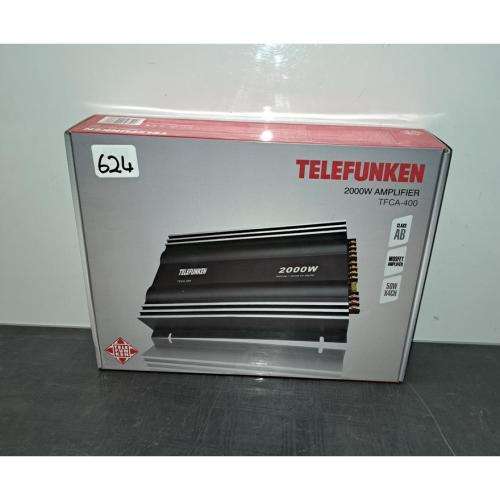 *LIMITED OFFER*R30 FREIGHT*BRAND NEW TELEFUNKEN 2000W 4 CHANNEL AMPLIFIER*R1300 RETAIL**