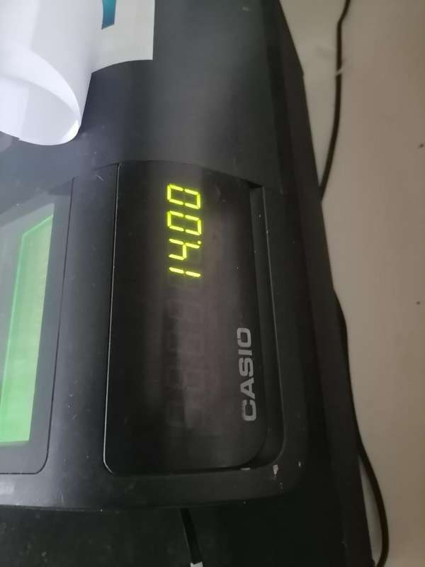 *HOTEL CLOSURE**R30 FREIGHT*COMMERCIAL CASIO SE-C300 CASH REGISTER IN BOX*WORKING**