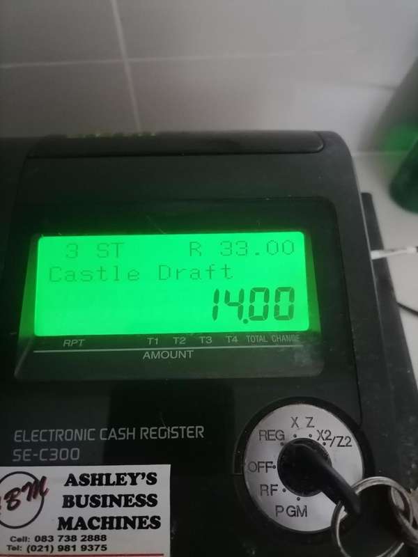 *HOTEL CLOSURE**R30 FREIGHT*COMMERCIAL CASIO SE-C300 CASH REGISTER IN BOX*WORKING**