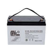 *FREE FREIGHT BLACK FRIDAY DEAL**JOULE ENERGY SOLUTIONS DC GEL 100AH 12V BATTERY**100%**