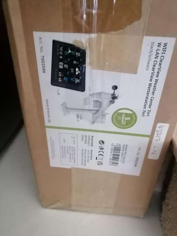 *YEAR END CLEARANCE*R30 FREIGHT*BRESSER 7 IN 1 WEATHER STATION*POWER ON NOT TESED**R10 000 NEW PRICE