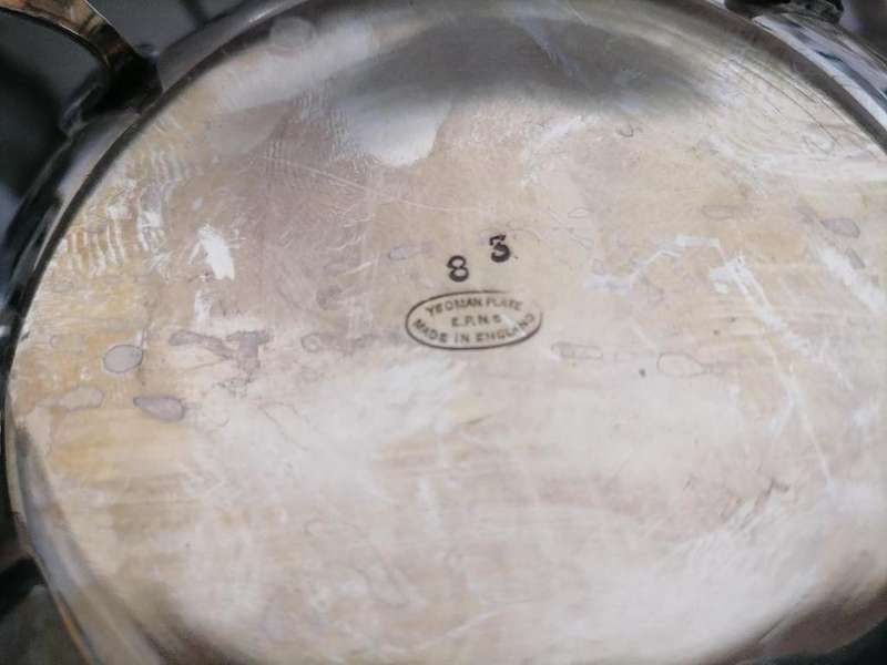 ****POSSIBLE VALUABLE****SILVER?TEA SET WITH TRAY****VALUE UNKNOWN*R30 FREIGHT*