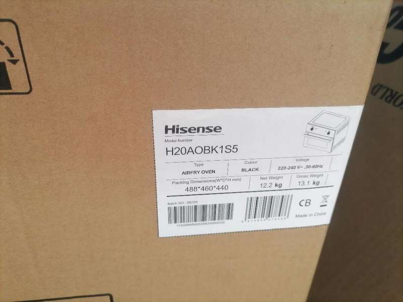 *LIMITED OFFER*R30 FREIGHT**BRAND NEW SEALED HISENSE AIR FRYER OVER IN BOX*R3400 RETAIL**