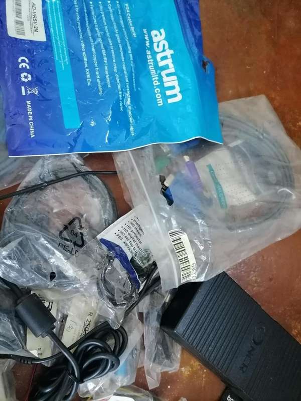 *COMPUTER SHOP LIQUIDATION*HUGE LOT OF NEW AND USED PC CABLES,ADAPTERS AND LOTS MORE
