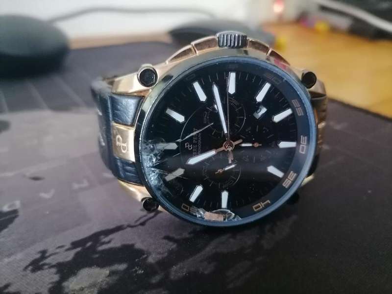 **EASTER SPECIAL**R30 FREIGHT*JACQUES LEMANS PIERRE PETIT WATCH*CRACKED GLASS*WAS R8000 NEW**
