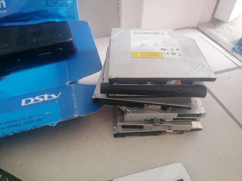 IPAD,CONNEX TABLET,DVD ROMS,DSTV,LAPTOP LOCK,UPS BATTERIES