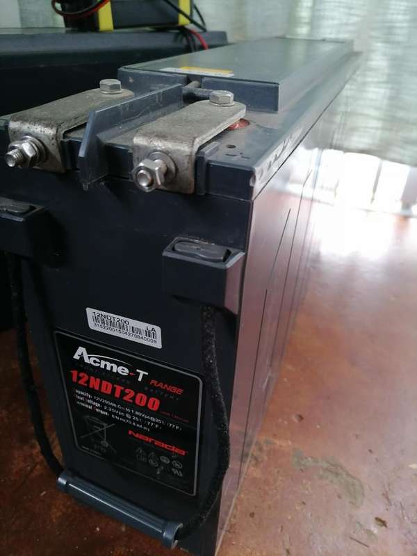 NARADA ACME-T 12V 200AH INVERTER/UPS BATTER*HAS POWER