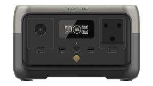 ECO FLOW RIVER 2 EFR600 256WH POWER STATION IN BOX WITH POWER CABLES,SOLAR CABLE
