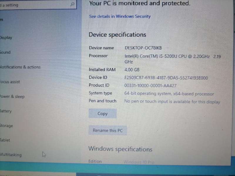 i5 DELL LATITUDE E7450 5TH GEN,4GB RAM,500GB HDD,BACKLIT KEYBOARD,BATTERY 100%,ORIGINAL CHARGER
