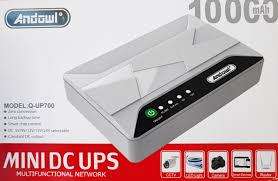 New Andowl Q-UP700 10000mAh Portable Rechargeable Mini UPS  Compact Power Backup Solution