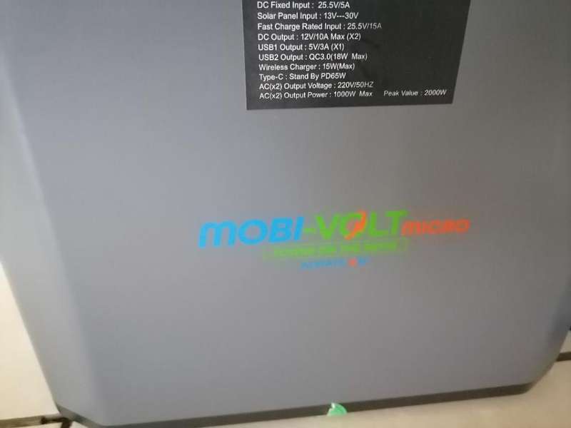 *DECEASED ESTATE*MOBI-VOLT MICRO 1KW POWERSTATION IN BOX*POWERFULL MACHINE*R16 000 RETAIL*