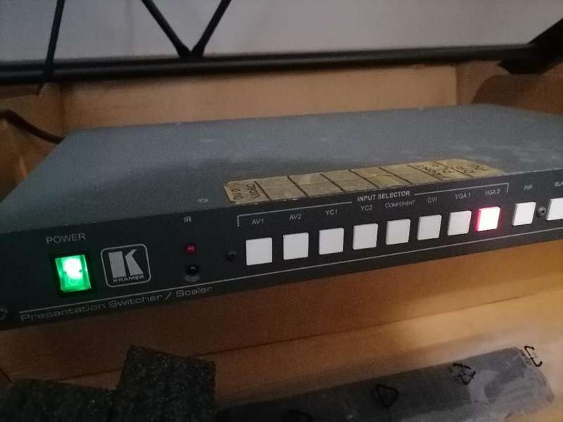 *LIQUIDATION ITEM*Kramer VP-724xl ProScale Presentation Scaler/Switcher in box with remote,psu etc