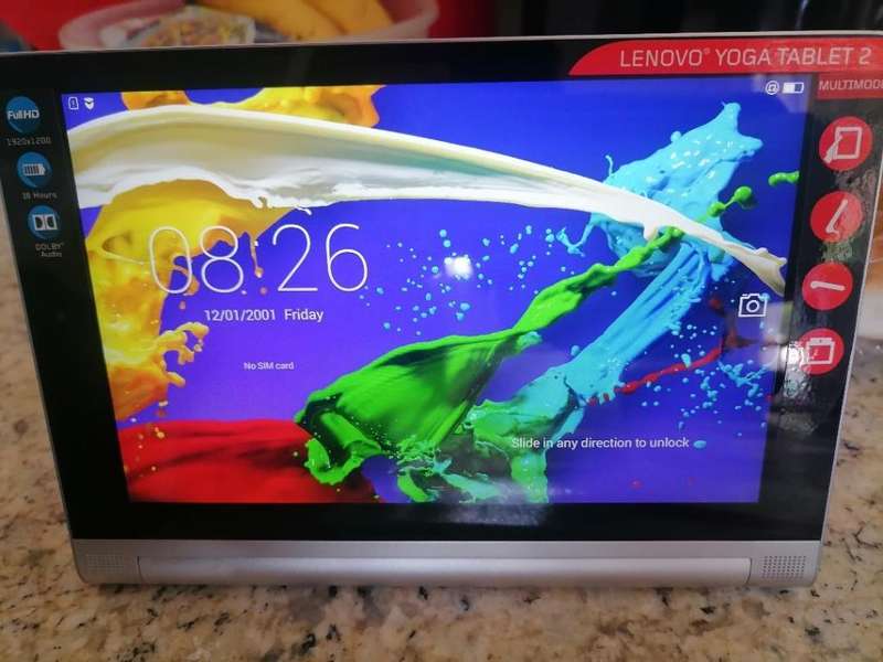 LENOVO YOGA 2, 8` INCH TABLET WITH BUILT IN STAND