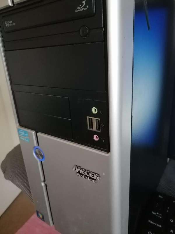 i5 MECER PROFICIENT DESKTOP*4GB RAM,500GB HDD,W10*FREE SCREEN, KEYBOARD MOUSE,DUAL POWER CORD*