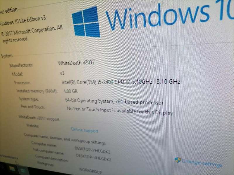 i5 MECER PROFICIENT DESKTOP*4GB RAM,500GB HDD,W10*FREE SCREEN, KEYBOARD MOUSE,DUAL POWER CORD*