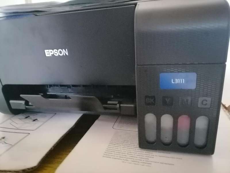 EPSON L3111 INK TANK PRINTER WITH CABLES IN BOX*ORANGE LIGHTS FLASHING*