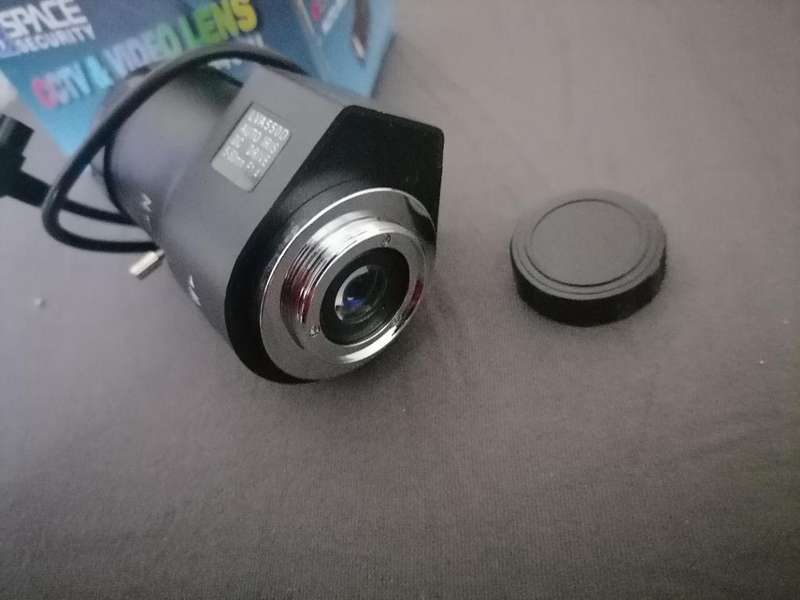 LOT 24 X New Space TV 550 Mm Varifocal Auto Iris Lens for CCTV Box Cameras