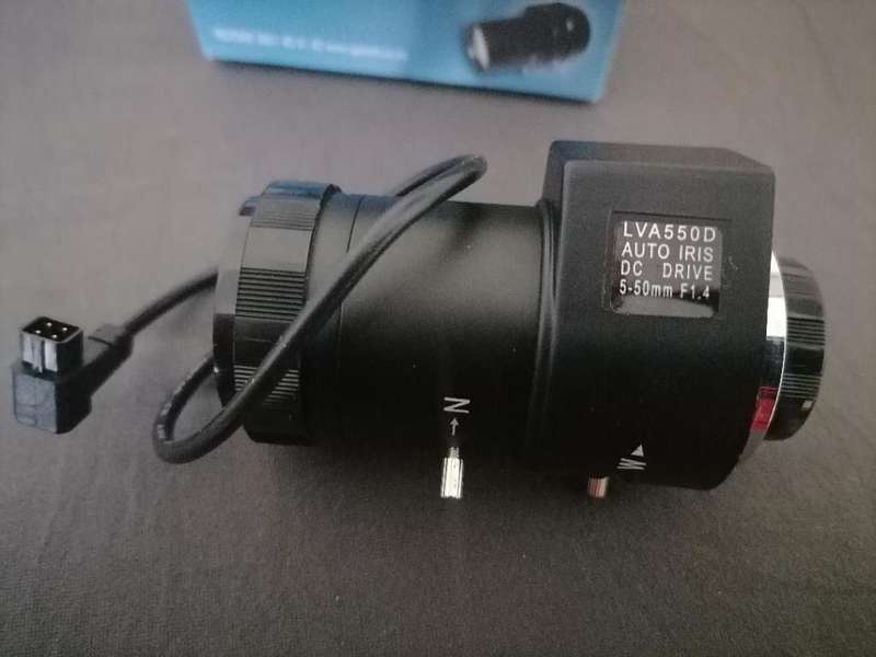 LOT 24 X New Space TV 550 Mm Varifocal Auto Iris Lens for CCTV Box Cameras