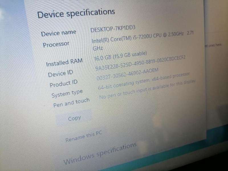 I5 7TH GEN ACER ASPIRE 3*512GB NVME SSD,15GB RAM,BATTERY100%*ORIGINALCHARGER*