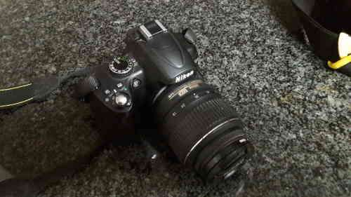 NIKON D5000 With Nikon + Tamron Lenses + Charger + USB Cable and Carry Bag