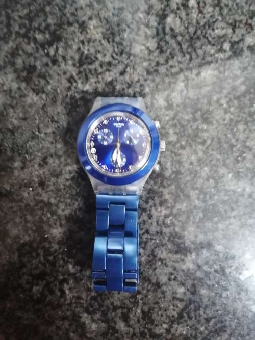 SWATCH IRONY DIAPHANE ALUMINIUM WATCH CHRONOGRAPH
