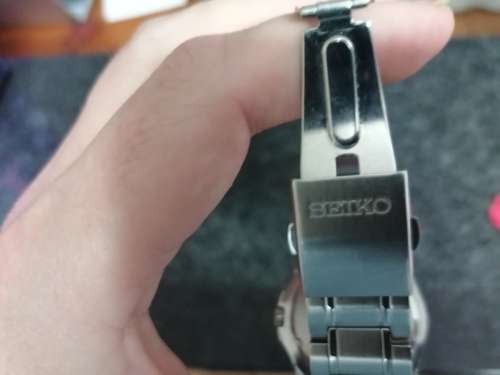 SEIKO MENS WATCH SAPHIRE CRYSTAL EXCELLENT CONDITION