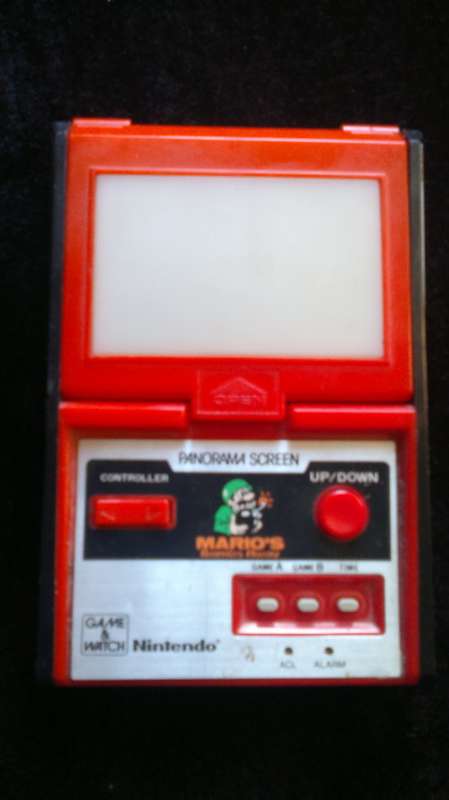 Nintendo Panorama screen Game Mario bombs away