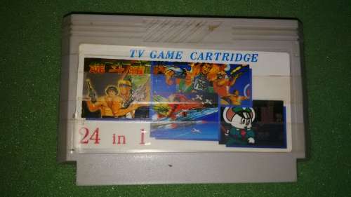 Vintage TV Game Cartridge ,24 In 1