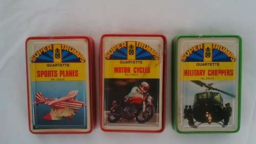 Davbar Quartette Original Super Trumps In Original Card Holder