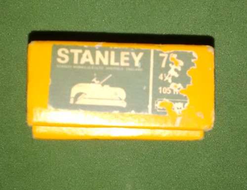 Vintage Stanley No.75 Bull Nose Plane With Adjustable Mouth , Shoulder Rebate Plane
