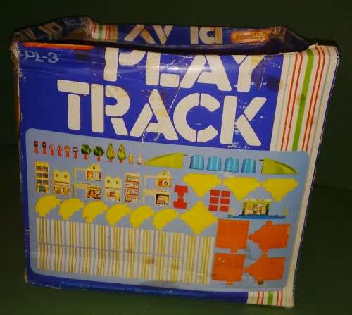 Vintage Matchbox 1977 Lesney Play Track Set With Box