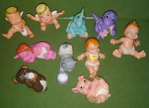 Diaper Babies Collection Of 10 Figures All In Very Good Condition