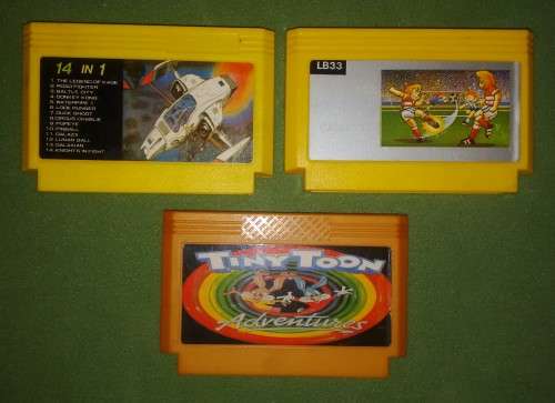 Vintage TV Game Cartridge Lot Of 3