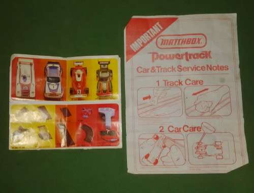 Vintage Matchbox Lesney 1978 Powertrack 3000 Slot Car Set With Box And Instructions