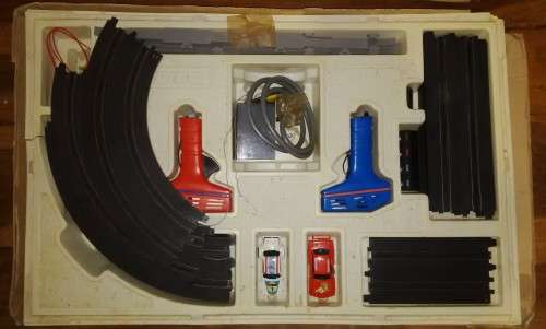 Vintage Matchbox Lesney 1978 Powertrack 3000 Slot Car Set With Box And Instructions