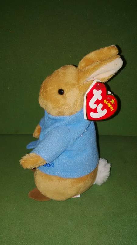 TY Beanie Baby The Tale Of Peter Rabbit With Tags In Great Condition