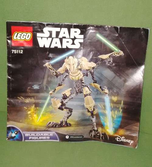 Lego Star Wars 75112 General Grievous Buildable Figure, Complete With Instructions Book