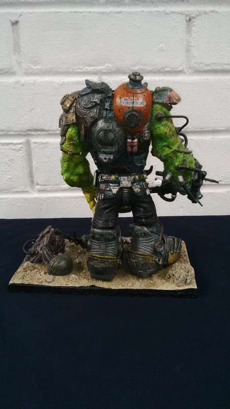 Stan Winston Creatures, Horgg, Mutant Earth 2001 Statue/Posable Action Figure On Its Base Plate