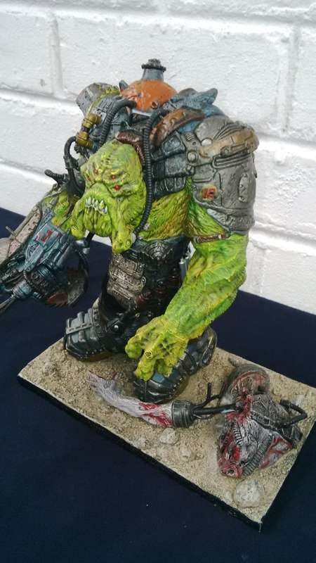 Stan Winston Creatures, Horgg, Mutant Earth 2001 Statue/Posable Action Figure On Its Base Plate